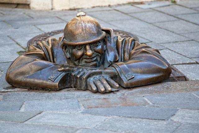 פסל קומיל - Čumil Statue