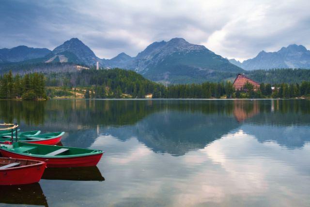 אגם Štrbské Pleso בסלובקיה
