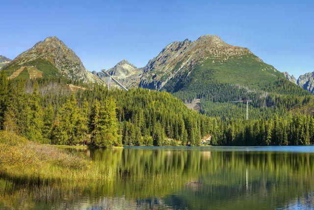 אגם Štrbské Pleso בסלובקיה
